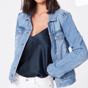 PAIGE Classic Blue Jean Jacket